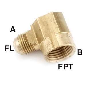 RV Motorhome Propane Fitting 3/8 x 3/8 Female Elbow Brass flare 