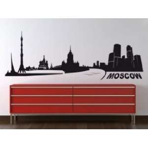  Moscow Skyline Wall Decal