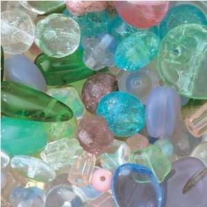  Blue Moon Czech Glass Bead Mix 33 Grams/Pkg Spring Fling 