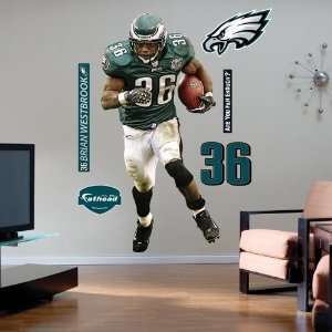   Eagles #36 Brian Westbrook Player Fathead: Sports & Outdoors