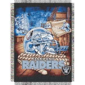   Oakland Raiders NFL Woven Tapestry Throw