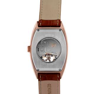 Michel Jurdain Gents Automatic Multi Function Watch/ Brown Leather 