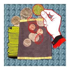    Mesh Coin Bag   Money / Close Up / Parlor / Magic Toys & Games