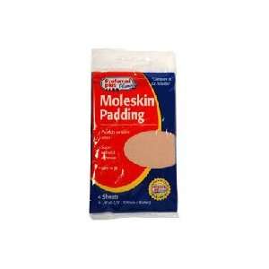  Preferred Plus Moleskin Roll Padding Sheets, 4 x 3 Inches 