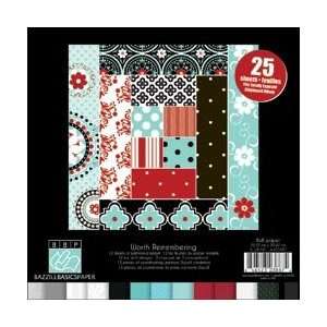  Worth Remembering Multi Pack 8X8 25 Sheets Arts, Crafts 