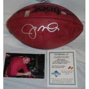    Autographed Joe Montana Football   Sb Xxiii: Sports & Outdoors