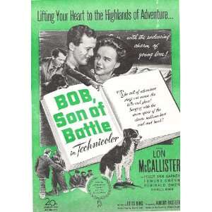  Bob, Son of Battle 1947 Vintage Movie Ad 