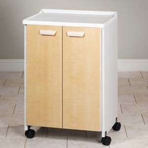  Mobile 2 door treatment cabinet with molded top Health 