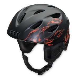   : Giro G9 Jr. Matte/Black Flames Snow Sport Helmet: Sports & Outdoors