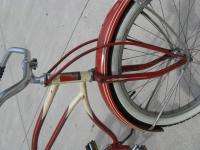 Vintage 1949 Huffman Airflyte Balloon tire Bicycle Antique Bike red 