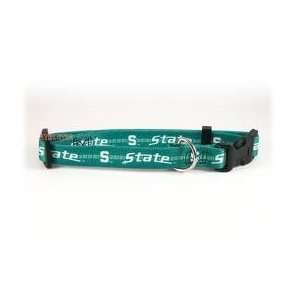  Michigan State Spartans Med Dog Collar 3/4