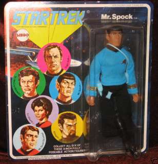 Star Trek Action Figure  Spock 8 in MIC Mego 1974  
