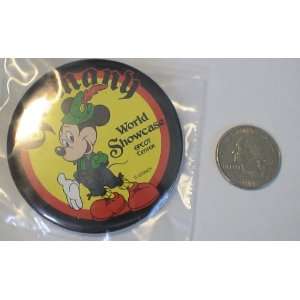  Vintage Disney Button  Wdw Germany Mickey Mouse 
