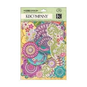  K&Company Abrianna Cardstock & Acetate Die Cuts ; 3 Items 
