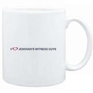  Mug White  I LOVE Jehovahs Witness GUYS  Religions 