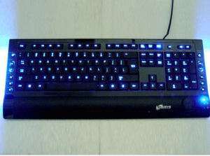 Logisys KB208BK USB/PS2 Blue/Red Illuminated keyboard  