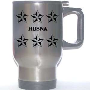  Personal Name Gift   HUSNA Stainless Steel Mug (black 