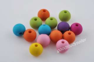  150 pcs mixed color Matt Loose spacer findings beads 
