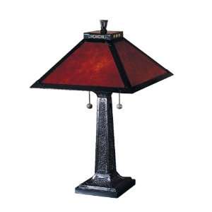   Mica Camelot Table Lamp, Mica Bronze and Mica Shade: Home Improvement