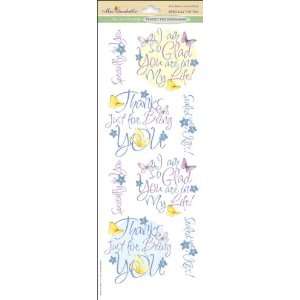  Specially For You Miss Elizabeths Vellum Stickers 4.25 