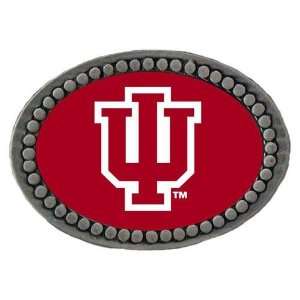  Indiana Hoosiers NCAA Team Logo Pewter Lapel Pin: Sports 