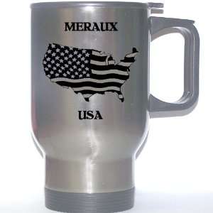  US Flag   Meraux, Louisiana (LA) Stainless Steel Mug 