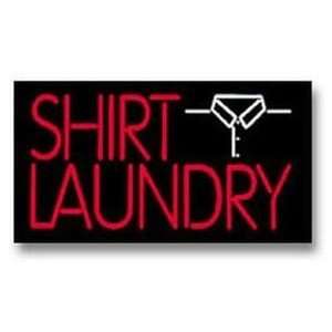  Indoor Electric Shirt Laundry Neon Sign 22 x 14 x 4 