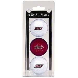   Illinois Saluki Pack Of 3 Golf Balls From Team Golf
