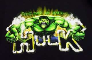 MENS T SHIRT THE INCREDIBLE HULK YOU WOULDNT LIKE ME WHEN IM ANGRY XX 