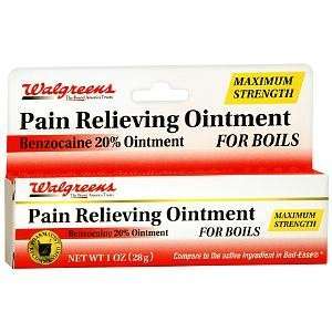   Pain Relieving Ointment For Boils, 1 oz: Health & Personal Care