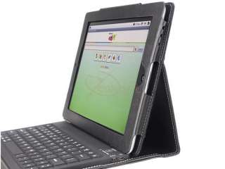 Leather Case fr iPad 2 with Bluetooth wireless Keyboard  
