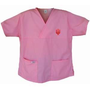  Indiana University Pink Scrub Top XXL
