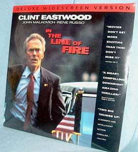   laserdisc Clint Eastwood IN THE LINE OF FIRE Malkovich FACTORY SEALED