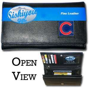  Chicago Cubs Womens Leather Wallet: Sports & Outdoors