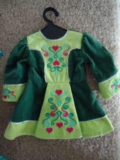 American Girl Doll Nellie Irish Dance Outfit Dress Only  
