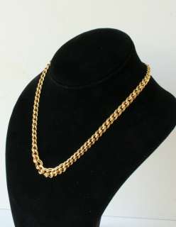   14K Yellow Gold Chain Link 16  Necklace Italy 11.3 GR  