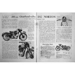  MOTOR CYCLE MAGAZINE1949 MATCHLESS ARTIE BELL CATCHPOLE 
