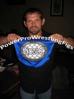 WWE JAMIE NOBLE TRUNKS RING WORN HAND SIGNED WITH PROOF  