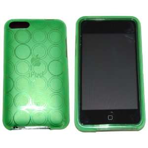  iPod Touch   2nd & 3rd Generation * Soft Case * Circles (Green) 8GB 