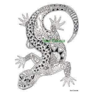  Animal Spirit Stamps Lizard Rubber Cling Everything 