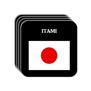  Japan   ITAMI Set of 4 Mini Mousepad Coasters 