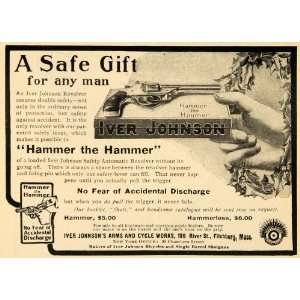  1905 Vintage Ad Iver Johnson Revolver Christmas Gift 