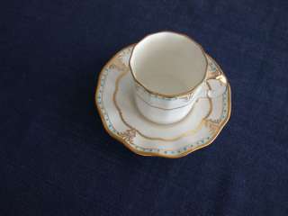 ROYAL CROWN DERBY LOMBARDY DEMI CUP(S) & SAUCER(S)  