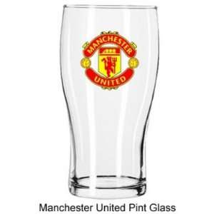  Man Utd Crest Pint Glass