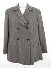 EMANUEL UNGARO Raw Silk Jacket Blazer 2550 8 NEW  