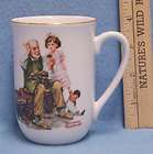 Mug Cup Norman Rockwell The Cobbler 1982 Shoe Repair for Girl & Doll