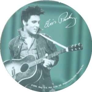  ELVIS PRESLEY #15254 Jean Jacket Round Sticker (Decal 