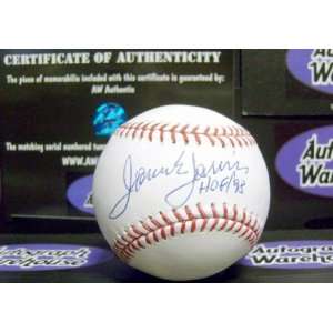  Jamie Jarrin Autographed Baseball Inscribed HOF 98 Sports 