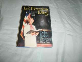 1971 Let Freedom Ring Dale Evans Rogers Hardcover Book  