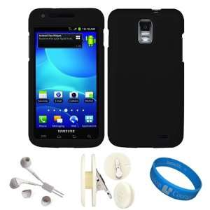  Black Snap On Protector Case for Samsung Galaxy S II Skyrocket LTE 